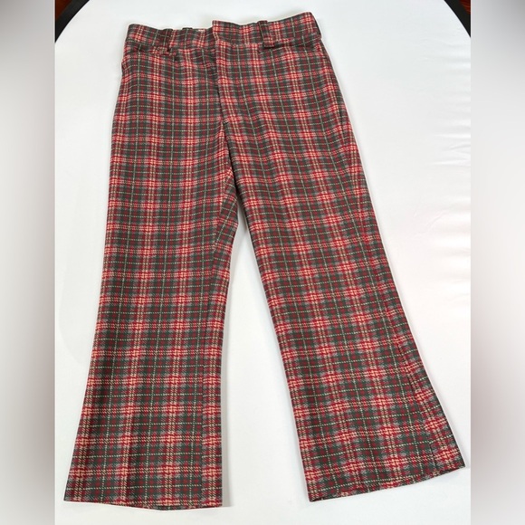 Vintage Hall-Knit Plaid Slacks - Picture 2 of 12